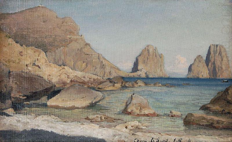 Albert Hertel Capri china oil painting image